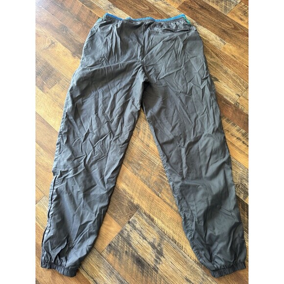VINTAGE Nike Track Pants Mens L Gray Swoosh Track Jogger Baggy 90s - Picture 5 of 7